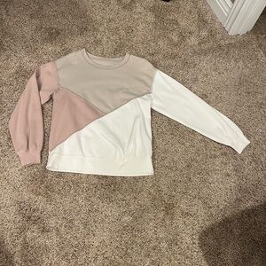 Abercrombie & Fitch Soft Beige Sweatshirt